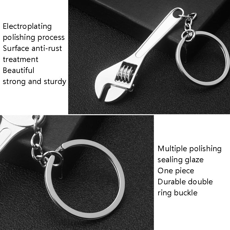 10 PCS Tool Metal Keychain Car Key Ring Pendant, Colour: H-397 Axe Claw Hammer - Key Rings by PMC Jewellery | Online Shopping South Africa | PMC Jewellery | Buy Now Pay Later Mobicred