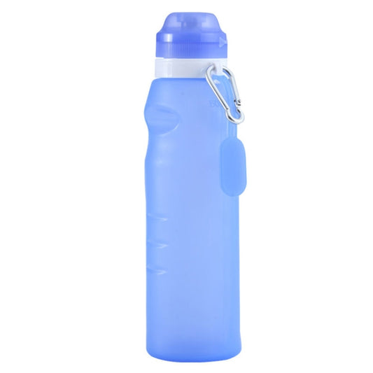 XC-282 600ml Silicone Folding Cup Out Camping Cycling Sports Kettle(Blue) - Kettles by PMC Jewellery | Online Shopping South Africa | PMC Jewellery | Buy Now Pay Later Mobicred