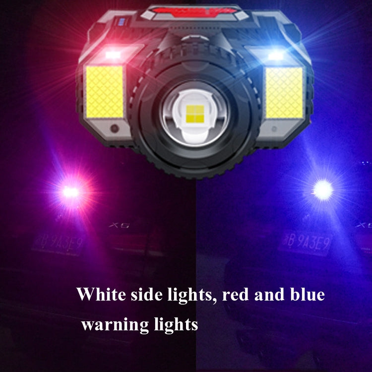 TG-TD009 LED Strong Headlamp Head-Mounted USB Rechargeable Zoom Sensor Headlamp, Colour: Yellow Light - Headlamp by PMc TechLife | Online Shopping South Africa | PMc TechLife | Buy Now Pay Later Mobicred