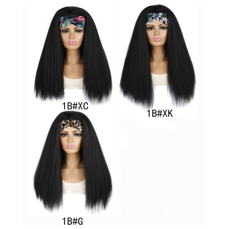 Turban Headband Corn Beard Long Hair Wig Headgear, Color Classification: 1B # XK - free shipping - PMC TechLife - Order now!