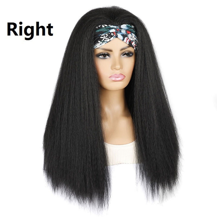 Turban Headband Corn Beard Long Hair Wig Headgear, Color Classification: 1B # XG - free shipping - PMC TechLife - Order now!