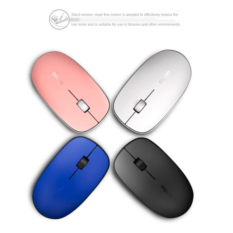 Rapoo M200G 1300 DPI 3 Keys Silent Wireless Mouse(Pink) - Wireless Mice by Rapoo | Online Shopping South Africa | PMC Jewellery | Buy Now Pay Later Mobicred