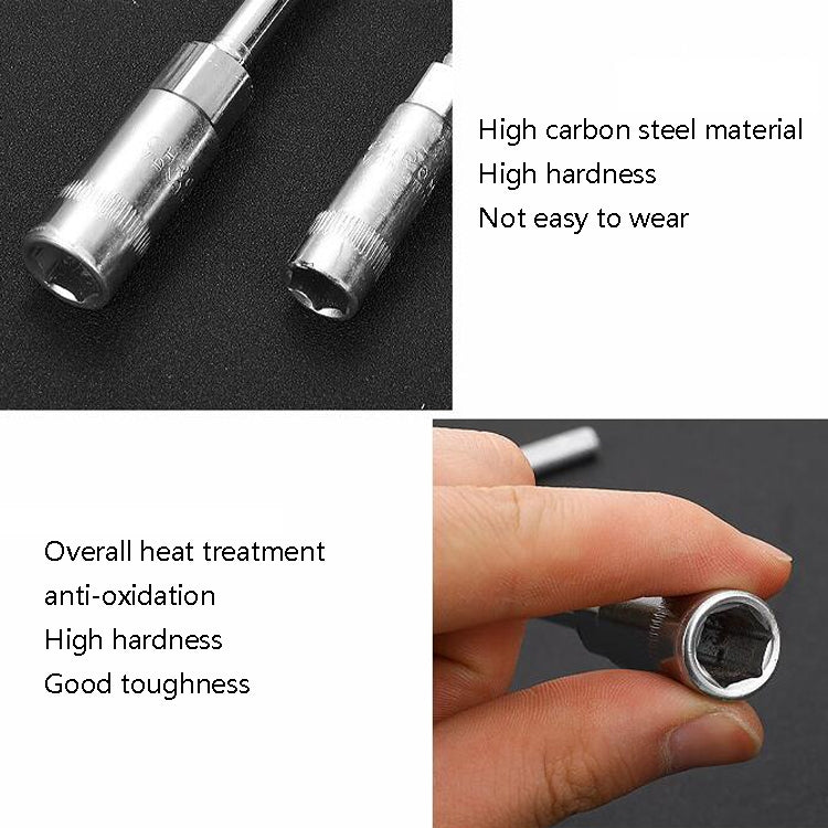 T-Wrench Car Assembly Repair Sleeve Wrench Hexagon Lengthening Socket, Specification: 6mm - Hand Tool Sets by PMC Jewellery | Online Shopping South Africa | PMC Jewellery | Buy Now Pay Later Mobicred