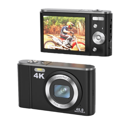 DC303A 2.8-Inch 4K 16X Zoom HD Digital Camera Mini Children Photography Camera EU Plug(Black) - Children Cameras by PMC Jewellery | Online Shopping South Africa | PMC Jewellery | Buy Now Pay Later Mobicred