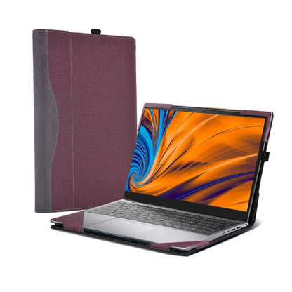 For Samsung Galaxy Book 4 Ultra 16 Inch Leather Laptop Anti-Fall Protective Case(Black) - 15.6 - 17 inch by PMC Jewellery | Online Shopping South Africa | PMC Jewellery | Buy Now Pay Later Mobicred