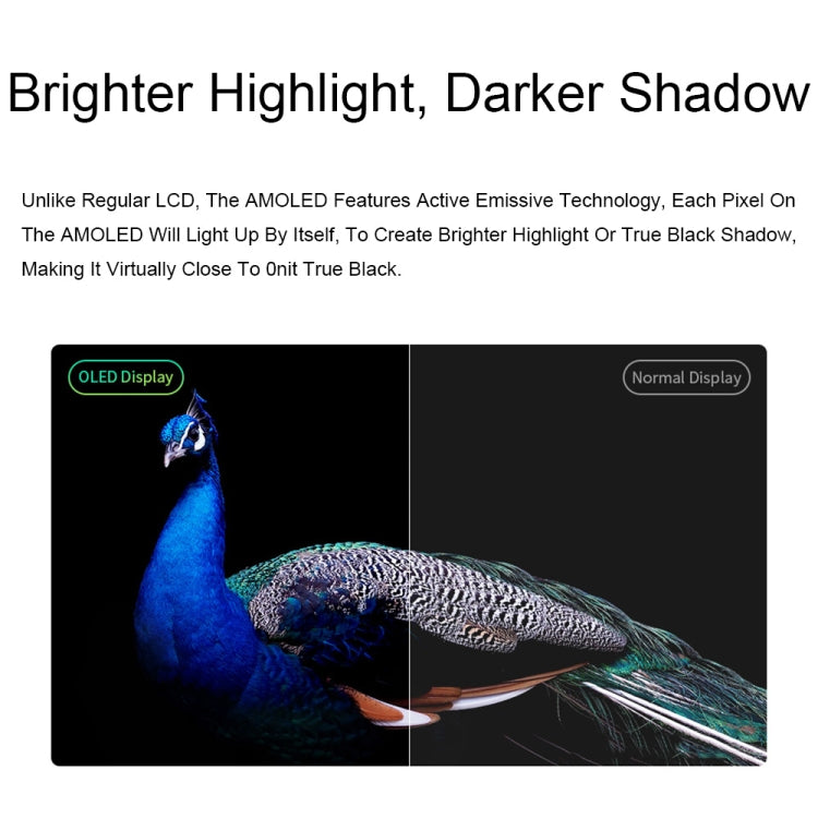 Waveshare 13.3 Inch 2K 2560×1440 HDMI/Type-C Display Interface AMOLED Touch Display(EU Plug) - free shipping - PMC Jewellery - Order now!