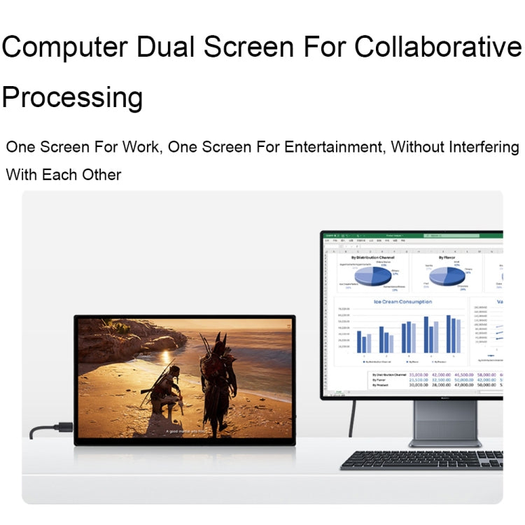 Waveshare 13.3 Inch 2K 2560×1440 HDMI/Type-C Display Interface AMOLED Touch Display(EU Plug) - free shipping - PMC Jewellery - Order now!