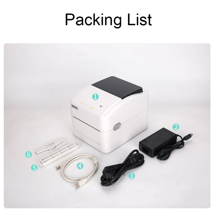 Xprinter XP-420B 108mm Express Order Printer Thermal Label Printer, Style:USB+LAN Port(AU Plug) - free shipping - PMC TechLife - Order now!