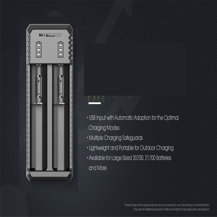 NITECORE Dual Slot Smart Charger(UI2) - free shipping - PMC Jewellery - Order now!