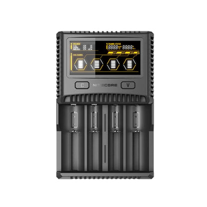 NITECORE 4-Slot Smart LCD Fast Charger, Model: SC4(EU Plug) - Charger & Converter by PMC Jewellery | Online Shopping South Africa | PMC Jewellery | Buy Now Pay Later Mobicred