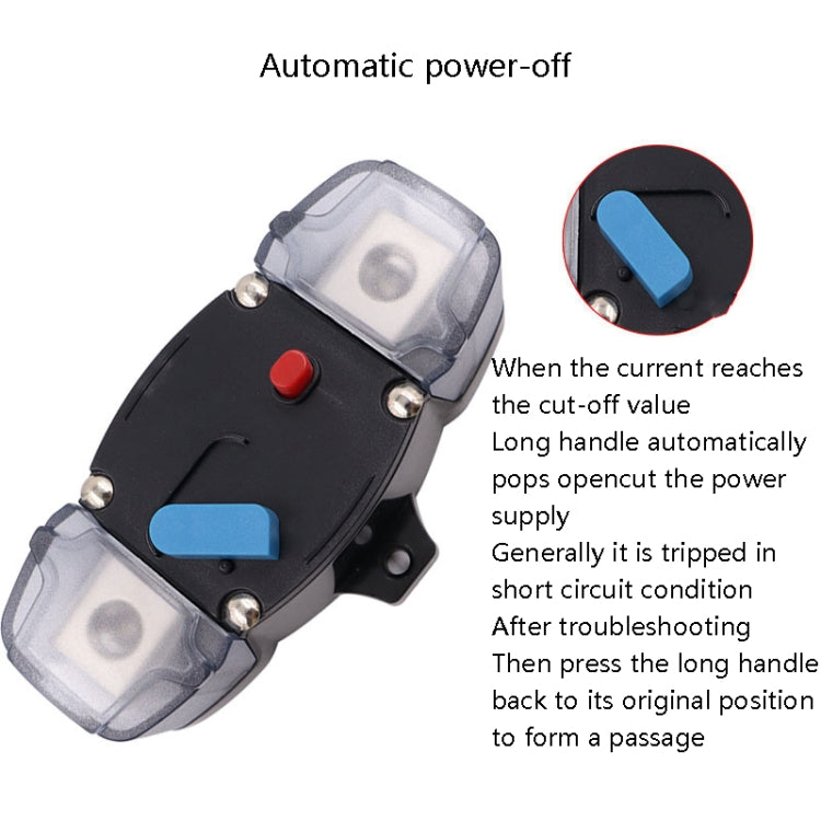 CB8 Car Route Yacht Ship Audio Refit Automatic Circuit Breaker Power Circuit Protection Insurance Switch, Specification: 250A - Fuse by PMC TechLife | Online Shopping South Africa | PMC TechLife | Buy Now Pay Later Mobicred