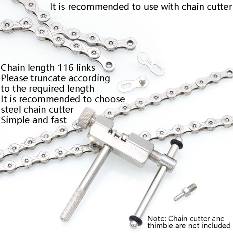 Mountain Road Bike Chain Electroplating Chain, Specification: 11 Speed - Bicycle Chains & Rounds by PMc TechLife | Online Shopping South Africa | PMc TechLife | Buy Now Pay Later Mobicred