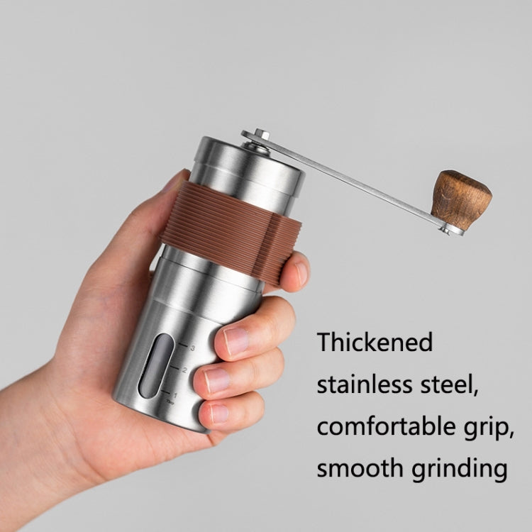 Portable Hand Crank Coffee Machine Stainless Steel Manual Grinder(Medium) - free shipping - PMC TechLife - Order now!
