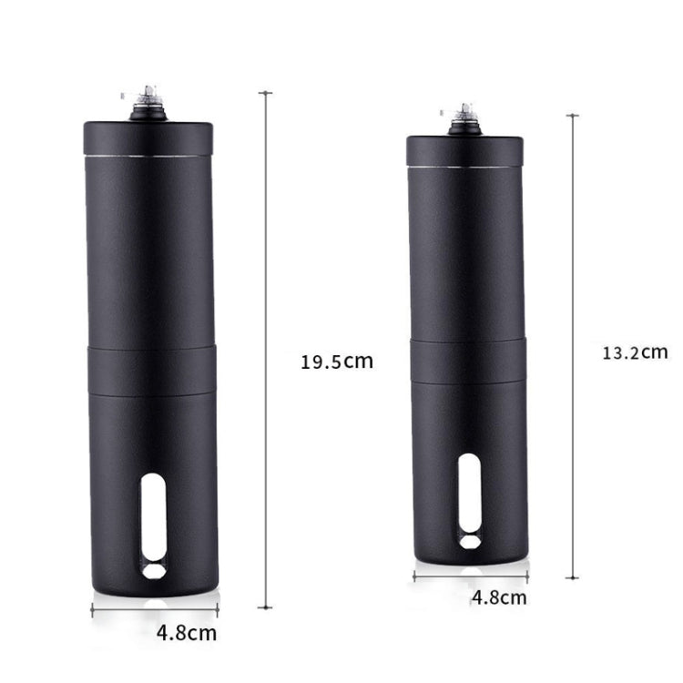 Hand Crank Coffee Machine Manual Pepper Mill Grinder(Mid Black) - free shipping - PMC TechLife - Order now!