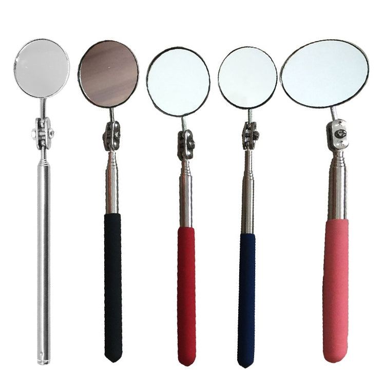 Car Repair Detection Mirror Universal Folding Telescopic Mirror Welding Chassis Inspection Mirror, Model: Purple Handle 50mm - Inspection Tools by PMC TechLife | Online Shopping South Africa | PMC TechLife | Buy Now Pay Later Mobicred