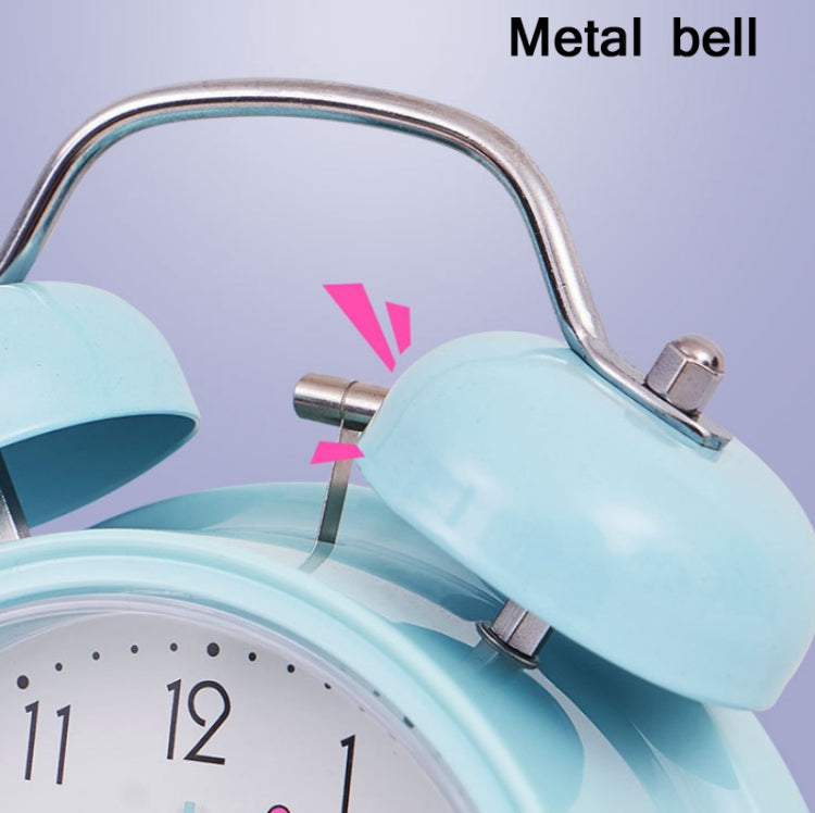 Student Cute Style Bell Alarm Clock Bedside Mute Clock With Light Specification��� Y34 3 Inch (Beige) - Alarm Clocks by PMc TechLife | Online Shopping South Africa | PMc TechLife | Buy Now Pay Later Mobicred