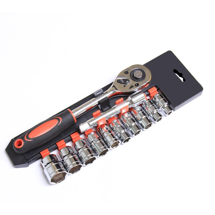 CY-0028 12 PCS/Set Auto Repair Tool Ratchet Quick Socket Wrench Hardware Box Combination, Model: 1/4 Small Fly - Hand Tool Sets by PMC TechLife | Online Shopping South Africa | PMC TechLife | Buy Now Pay Later Mobicred