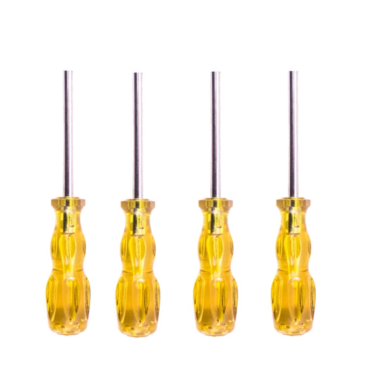 4 PCS Disassembly Tool Screwdriver Sleeve Applicable For Nintendo N64 / SFC / GB / NES / NGC(Transparent Yellow 4.5mm) - Tools by PMC Jewellery | Online Shopping South Africa | PMC Jewellery | Buy Now Pay Later Mobicred