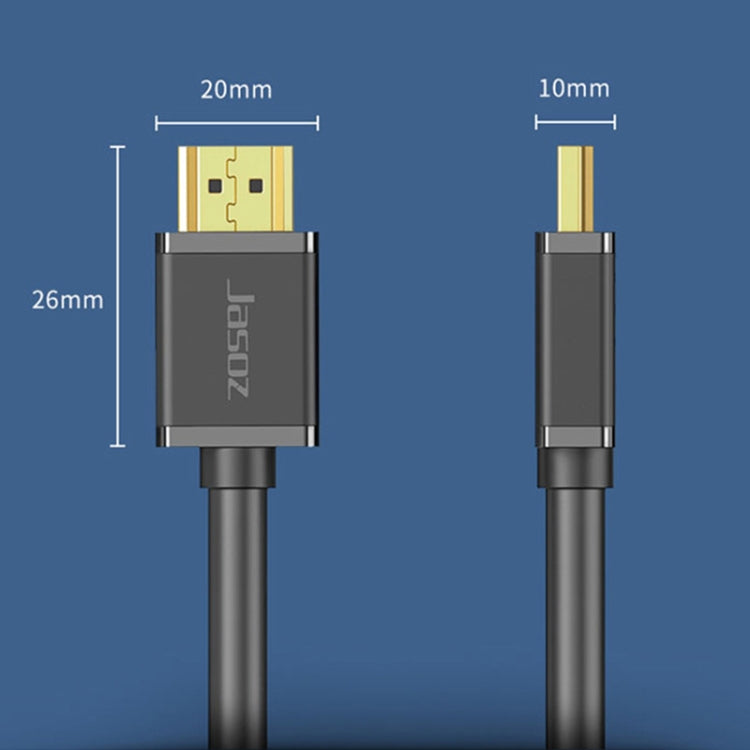 Jasoz HDMI High-Definition Projector Computer Video Cable Oxygen-Free Copper Core, Cable Length: 8m - Cable by PMC Jewellery | Online Shopping South Africa | PMC Jewellery | Buy Now Pay Later Mobicred
