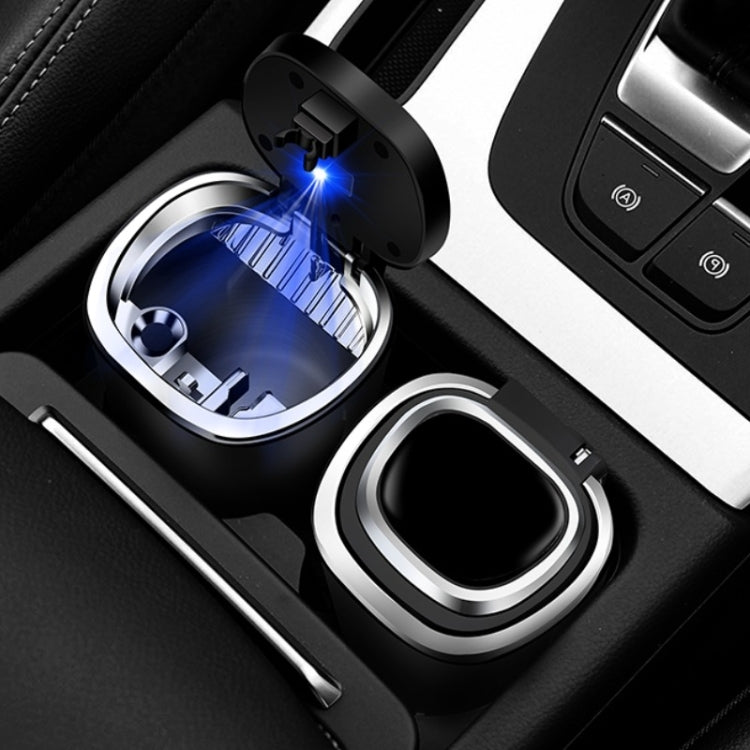 2 PCS  Car Ashtray With Cover Hanging Invisible With LED Light Car Ashtray(Board) - Ashtrays by PMC TechLife | Online Shopping South Africa | PMC TechLife | Buy Now Pay Later Mobicred