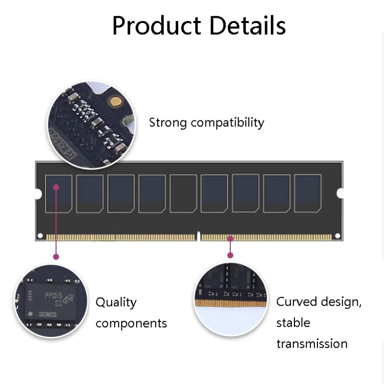 JingHai DDR4 4G Low Pressure Version 1.2V Desktop RAM(2666MHz) - RAMs by JingHai | Online Shopping South Africa | PMC Jewellery | Buy Now Pay Later Mobicred