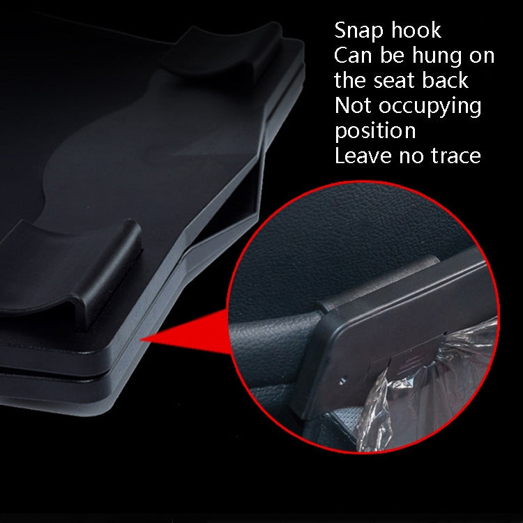 Car Trash Can Car Chair Back Hanging Storage Box Hidden Folding Storage Bag With LED Light(Mocha Brown) - Stowing Tidying by PMC TechLife | Online Shopping South Africa | PMC TechLife | Buy Now Pay Later Mobicred