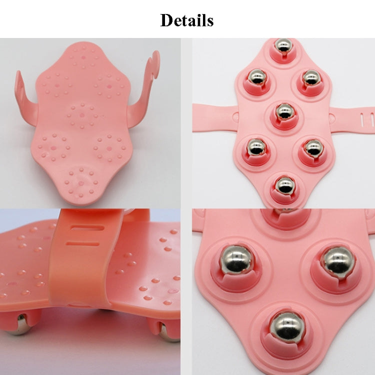 Seven-ball Massager Multifunctional Five-element Meridian Brush Lymphatic Dredging Roller-ball Massager, Shape: Plus Magnetic Blue - free shipping - PMC TechLife - Order now!