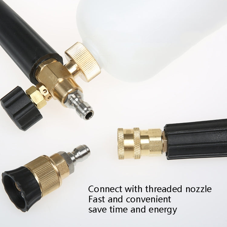 2 Sets High Pressure Spray Head Fast Insertion 1/4 Quick Pure Copper Joint(Internal M14 Female+Outer M14 Flat Femal) - Car Washer & Accessories by PMC TechLife | Online Shopping South Africa | PMC TechLife | Buy Now Pay Later Mobicred