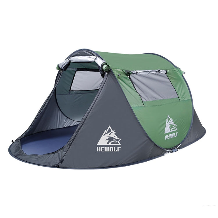 Hewolf 1766 Outdoor Automatic Windproof Quick-Opening Tent Camping Sunscreen Tent For 2-3 People (Army Green) - Tents & Accessories by PMC Jewellery | Online Shopping South Africa | PMC Jewellery