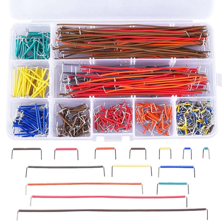 140 PCS 14 Lengths Jumper Wire U Shape Solderless Breadboard Jumper Wire Kit - Breadboard / Amplifier Board by PMC Jewellery | Online Shopping South Africa | PMC Jewellery