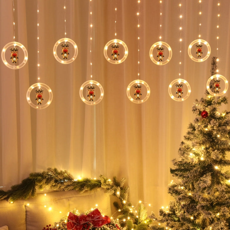 Christmas Decoration Lights USB Ring Doll 10 in 1 String Lights(Reindeer) - Christmas Decoration Lamps by PMc TechLife | Online Shopping South Africa | PMc TechLife | Buy Now Pay Later Mobicred