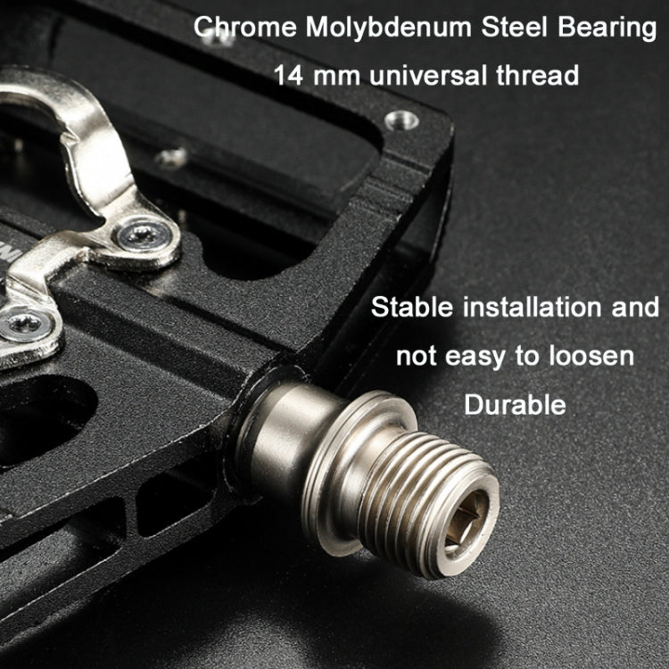 WEST BIKING Bicycle Aluminum Alloy Dual-Purpose Self-Locking Pedals(Black) - free shipping - PMc TechLife - Order now!