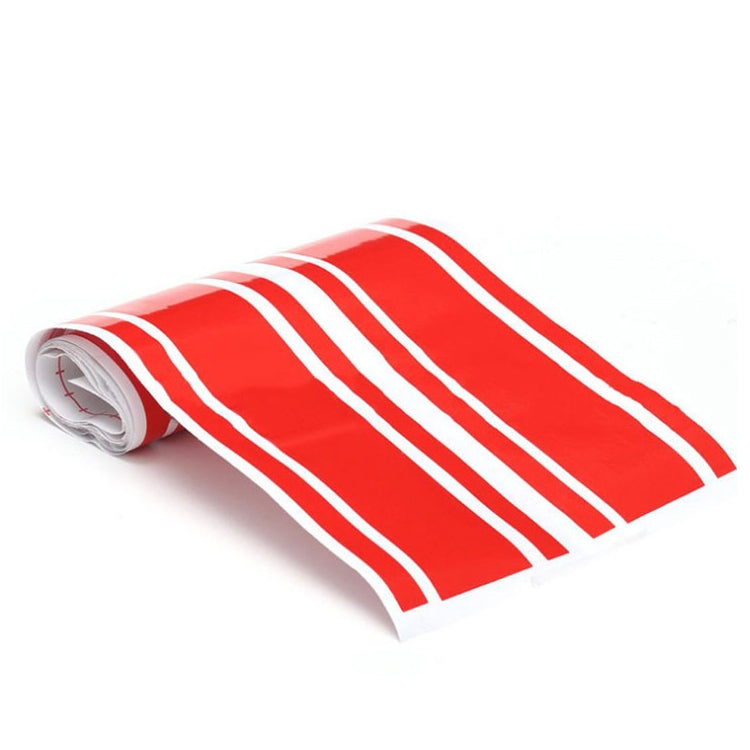 Car Hood Stickers Modified Racing Striped Ethylene Body Sticker(Red) - Decorative Sticker by PMC TechLife | Online Shopping South Africa | PMC TechLife | Buy Now Pay Later Mobicred