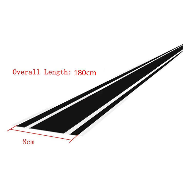 Car Hood Stickers Modified Racing Striped Ethylene Body Sticker(Red) - Decorative Sticker by PMC TechLife | Online Shopping South Africa | PMC TechLife | Buy Now Pay Later Mobicred