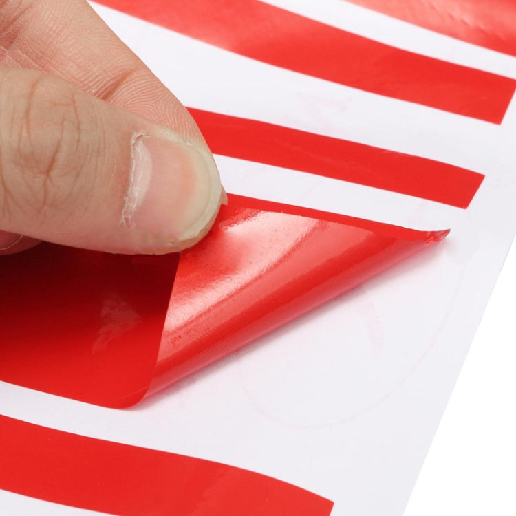 Car Hood Stickers Modified Racing Striped Ethylene Body Sticker(Red) - Decorative Sticker by PMC TechLife | Online Shopping South Africa | PMC TechLife | Buy Now Pay Later Mobicred