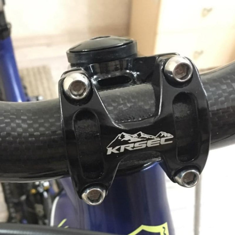 KRSEC CNC Ultra Light Short-Handed Mountain Bike Aluminum Alloy 50mm Riser, Colour: Electroplating Color - Bicycle Grips by PMC Jewellery | Online Shopping South Africa | PMC Jewellery