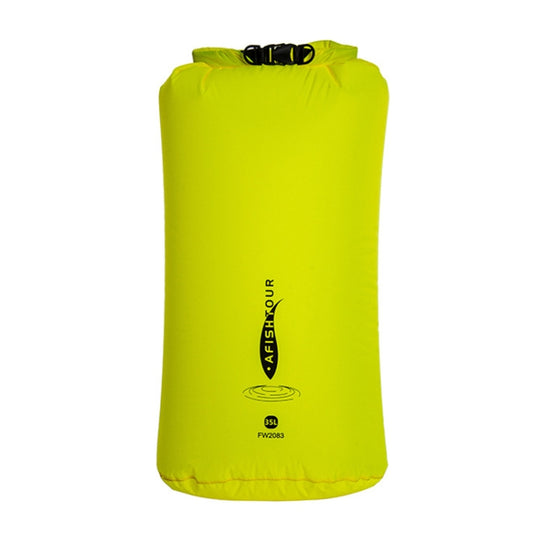 AFISHTOUR Outdoor Bunch Storage Bag Multi-Function Light Thin Waterproof Storage Bag, Size: 35L(Yellow) - Waterproof Bags by PMC Jewellery | Online Shopping South Africa | PMC Jewellery | Buy Now Pay Later Mobicred