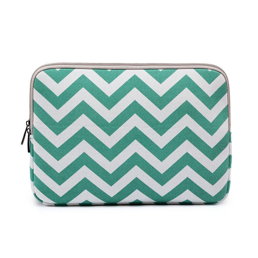 LiSEN LS-525 Wavy Pattern Notebook Liner Bag, Size: 10 inches(Light Green) - 10 - 11 inch by LiSEN | Online Shopping South Africa | PMC Jewellery | Buy Now Pay Later Mobicred