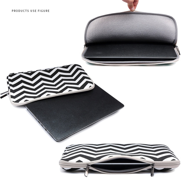 LiSEN LS-525 Wavy Pattern Notebook Liner Bag, Size: 13 inches(Gray) - free shipping - PMC Jewellery - Order now!
