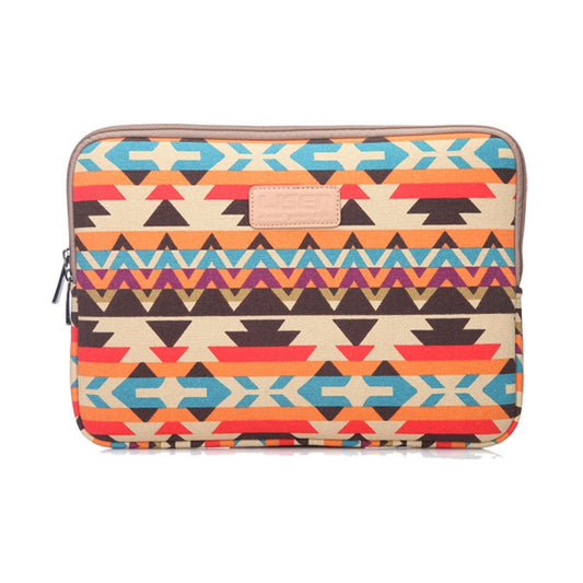 LiSEN LS-518 Lingge Pattern Laptop Computer Liner Bags, Size: 13 inch(Orange Pattern Geometry) - 13.3 inch by LiSEN | Online Shopping South Africa | PMC Jewellery | Buy Now Pay Later Mobicred