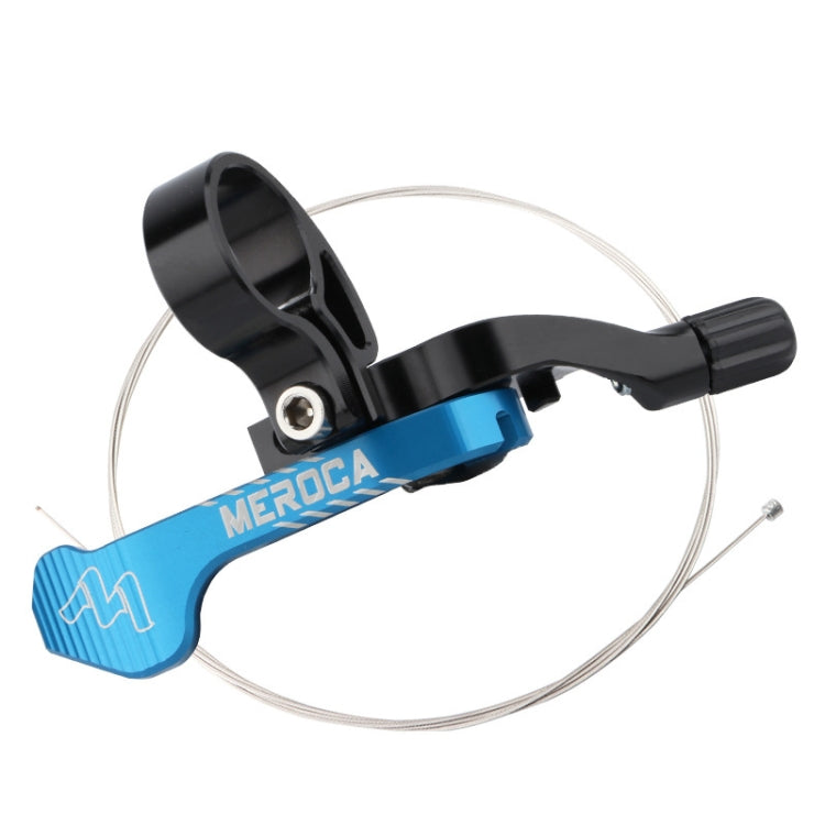 MEROCA Bicycle Telescoping Pipeline Controller Lifting Sitting Pipeline Control Switch(Black Blue) - Bicycle Seat Posts by PMc TechLife | Online Shopping South Africa | PMc TechLife | Buy Now Pay Later Mobicred