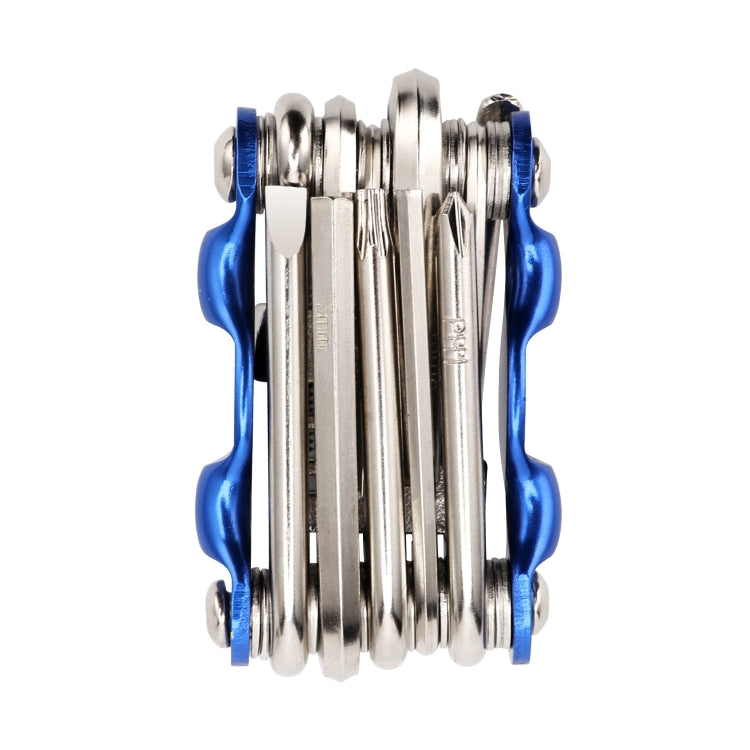BG-9835D Bicycle Multi-Function Maintenance Curved 11 In 1 Tool Mountain Highway Bike With Interception Machine Combination Tool(silver) - Maintenance tools by PMc TechLife | Online Shopping South Africa | PMc TechLife | Buy Now Pay Later Mobicred