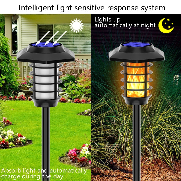 Solar LED Lawn Simulation Flame Lamp Outdoor Garden Lighting Landscape Light, Spec: 48 LED - Solar Lights by PMC Jewellery | Online Shopping South Africa | PMC Jewellery