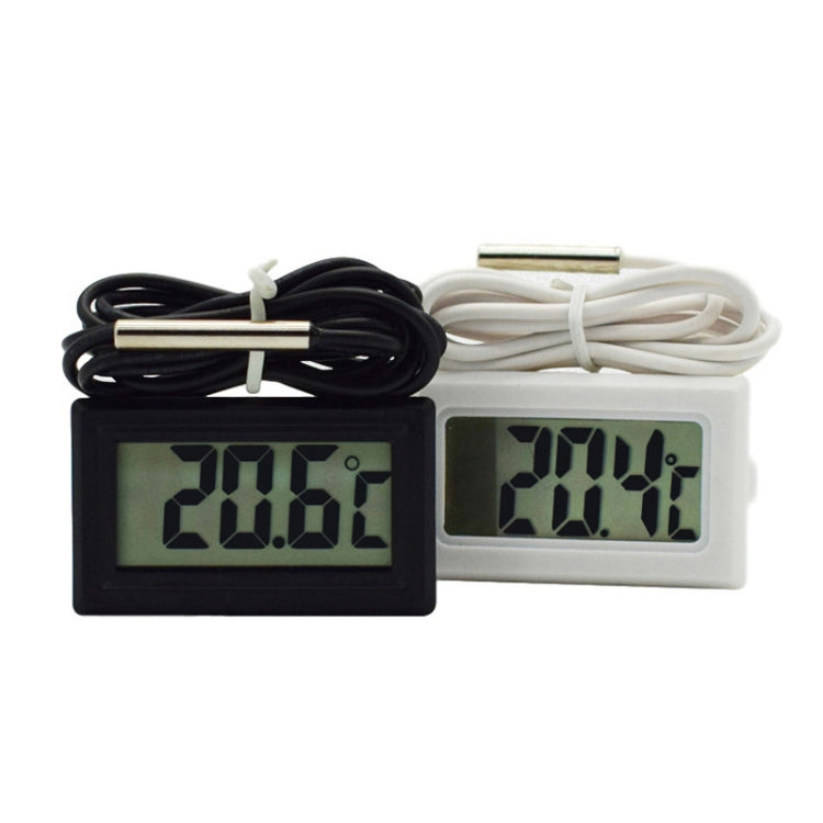Fish Tank Digital Thermometer Waterproof Probe Electronic Measuring Thermometer, Line Length: 1m (Black) - Thermometer by PMC Jewellery | Online Shopping South Africa | PMC Jewellery