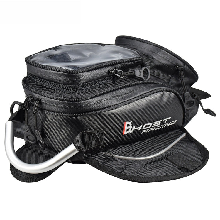 GHOST RACING GR-YXB08 Motorcycle Bag Touch Navigation Fuel Tank Package Dust Waist Bag(Without Magnet (Black)) - Bags & Luggages by GHOST RACING | Online Shopping South Africa | PMC Jewellery | Buy Now Pay Later Mobicred