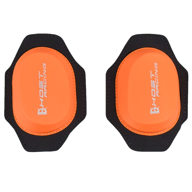 GHOST RACING GR-MB01 Motorcycle Protective Gear Knee Protective Abrasion(Orange) - Protective Gear by GHOST RACING | Online Shopping South Africa | PMC Jewellery | Buy Now Pay Later Mobicred