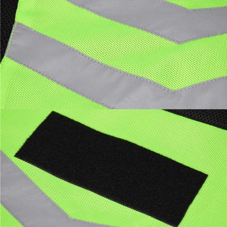 GHOST RACING GR-Y06 Motorcycle Riding Vest Safety Reflective Vest, Size: XXL(Black) - Protective Gear by GHOST RACING | Online Shopping South Africa | PMC Jewellery | Buy Now Pay Later Mobicred