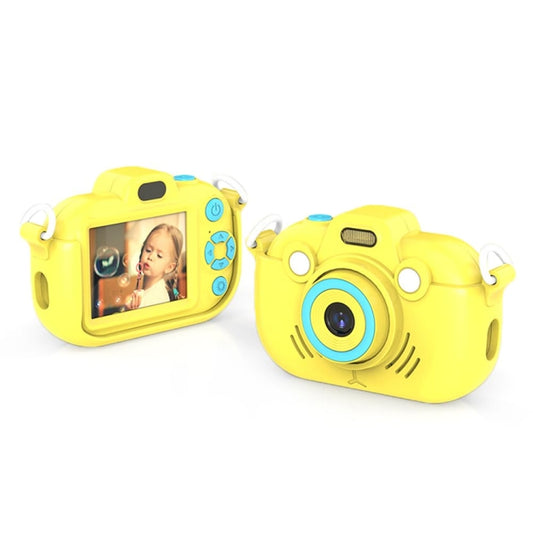 DC502 2.4-Inch 16X Zoom 2.7K Video Recording Children Digital Camera, Color: Yellow No Card(US Plug) - Children Cameras by PMC Jewellery | Online Shopping South Africa | PMC Jewellery | Buy Now Pay Later Mobicred