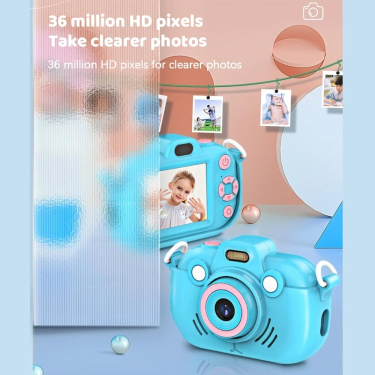 DC502 2.4-Inch 16X Zoom 2.7K Video Recording Children Digital Camera, Color: Blue No Card(AU Plug) - Children Cameras by PMC Jewellery | Online Shopping South Africa | PMC Jewellery | Buy Now Pay Later Mobicred