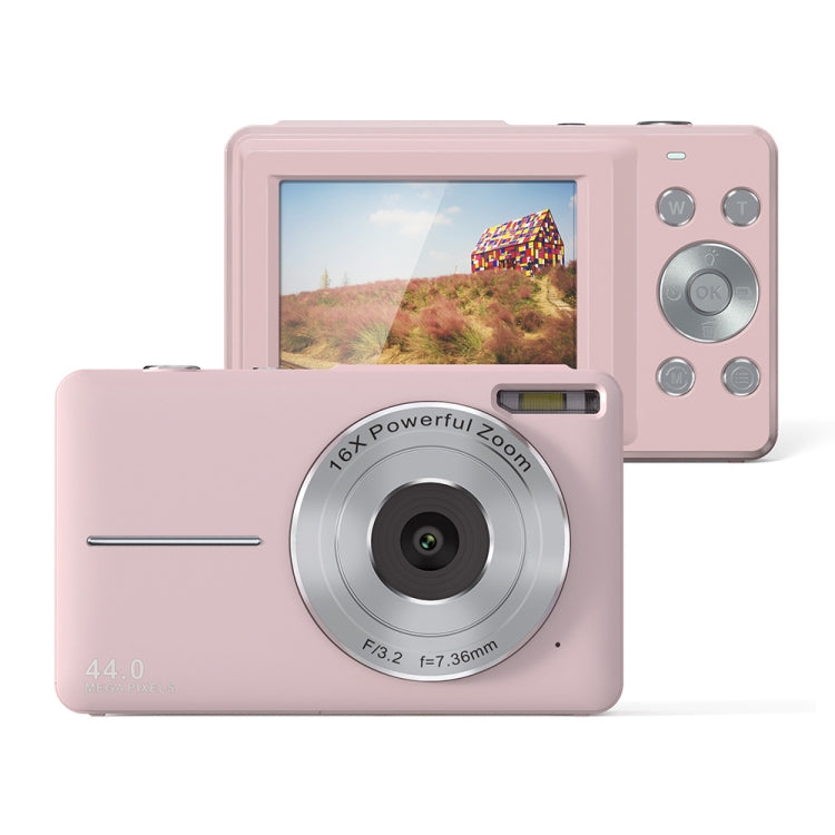 DC403L-AF 2.4-Inch 16X Zoom HD Digital Camera Mini Children Photography Camera EU Plug(Pink) - Children Cameras by PMC Jewellery | Online Shopping South Africa | PMC Jewellery | Buy Now Pay Later Mobicred